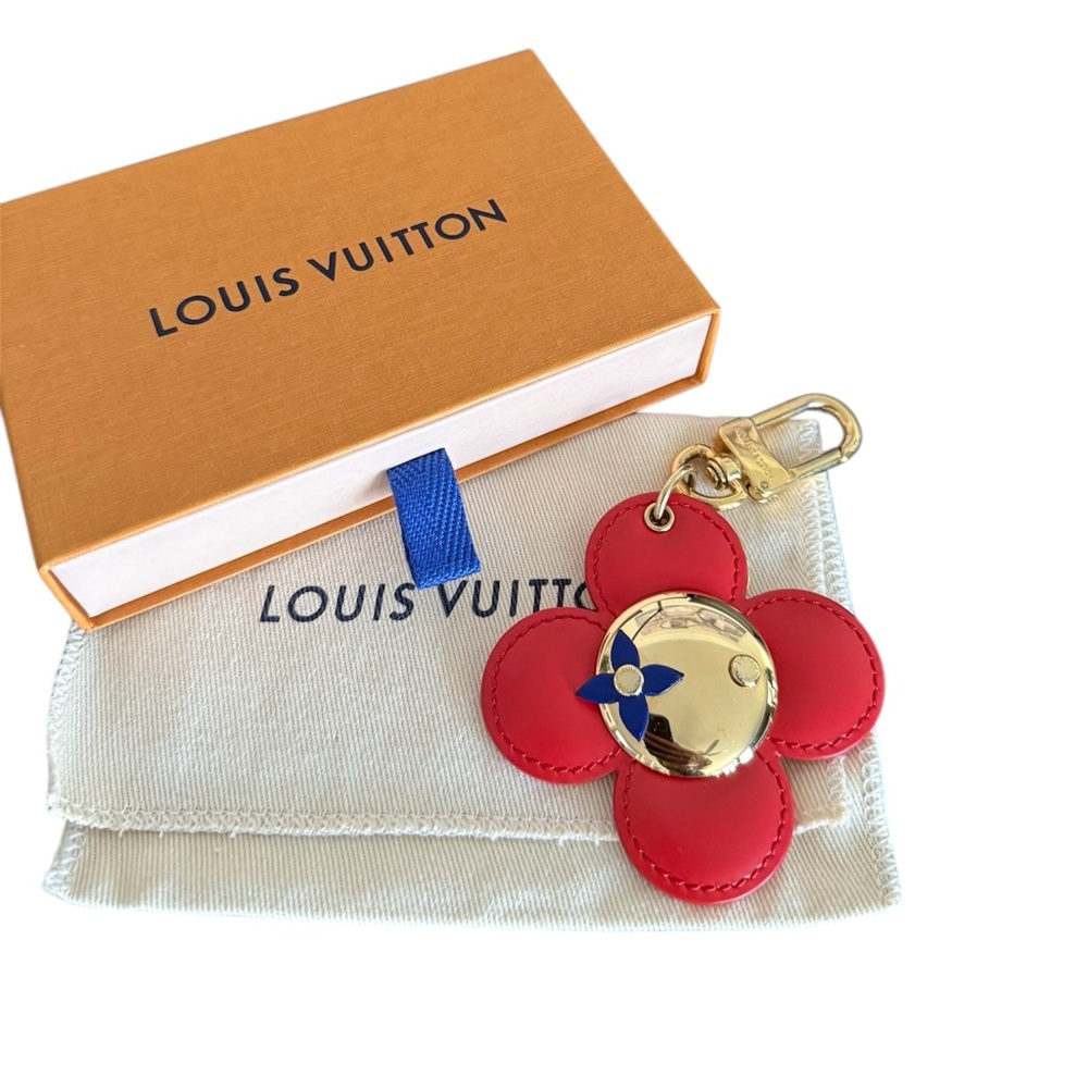 Authentic LV Vivienne Flower Bag/Key Charm